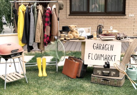 Musterbild Garagen Flohmarkt, © Canva Musterbild Garagen Flohmarkt, © Canva
