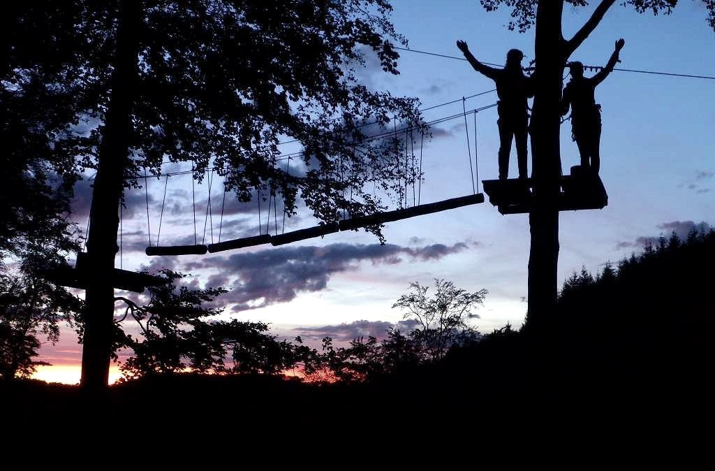 Ziplining by Night, © EifelAdventures Berlingen Ziplining by Night, © EifelAdventures Berlingen