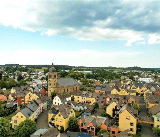 Hillesheim von oben Hillesheim von oben