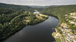 View into the valley from Einruhr on the Eifelsteig, © Eifel Tourismus/D. Ketz View into the valley from Einruhr on the Eifelsteig, © Eifel Tourismus/D. Ketz