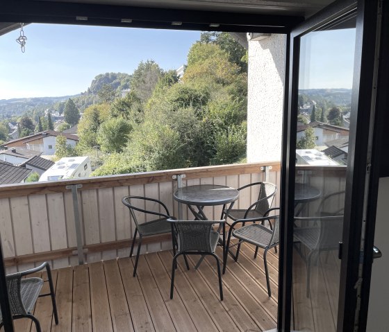 Balkony westwards top-floor-apartment Balkony westwards top-floor-apartment