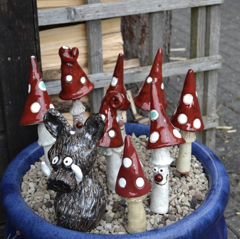 Keramikkunst Pilze, © Ekka Well Keramikkunst Pilze, © Ekka Well