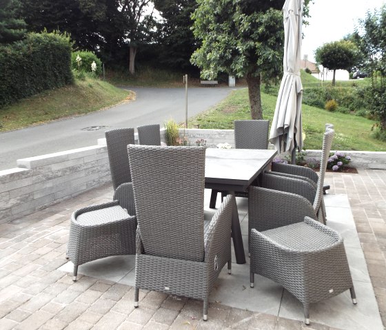 Terrasse mit Sitzplatz Terrasse mit Sitzplatz