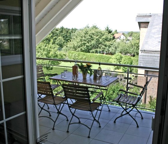 Blick auf den Balkon Blick auf den Balkon