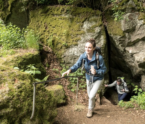 Millstone caves on the volcano trail, © Eifel Tourismus GmbH, Dominik Ketz Millstone caves on the volcano trail, © Eifel Tourismus GmbH, Dominik Ketz