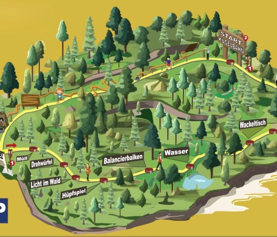 Parkplan, © Touristik GmbH Gerolsteiner Land Parkplan, © Touristik GmbH Gerolsteiner Land