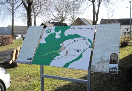 Infotafel Pferdsheckweg, © Touristik GmbH Gerolsteiner Land, Ute Klinkhammer Infotafel Pferdsheckweg, © Touristik GmbH Gerolsteiner Land, Ute Klinkhammer