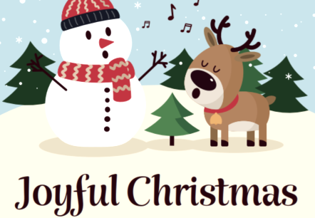 Plakat Joyful Christmas, © Maria Oeffling Plakat Joyful Christmas, © Maria Oeffling