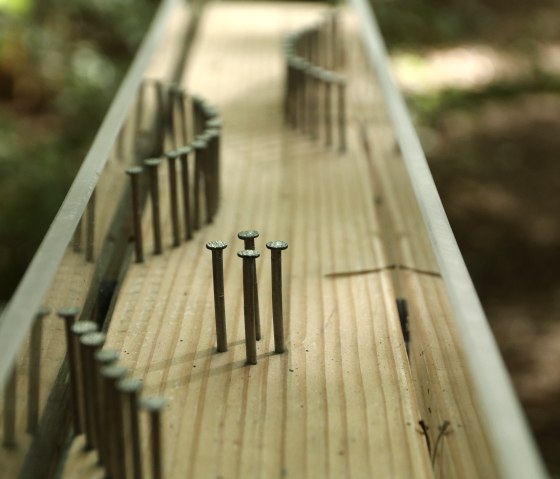 Kugelbahn mit Nagelhinderniss, © Thomas Langens Kugelbahn mit Nagelhinderniss, © Thomas Langens