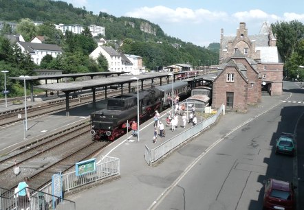 Bahnhof Gerolstein, © Touristik GmbH Gerolsteiner Land Bahnhof Gerolstein, © Touristik GmbH Gerolsteiner Land