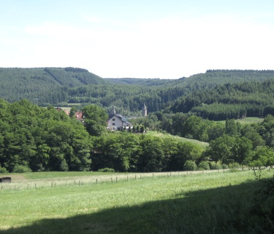Uitzicht op Bruch op de Eifelsteig, © Eifel Tourismus Uitzicht op Bruch op de Eifelsteig, © Eifel Tourismus
