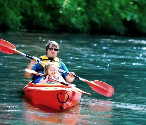 Canoeing on the Kyll Canoeing on the Kyll