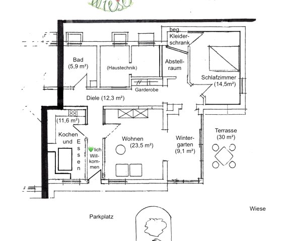 Grundriss, © Fam. Faber Grundriss, © Fam. Faber
