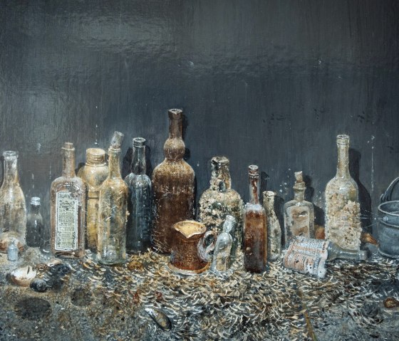 Ausschnitt aus Ölbild im Eingangsbereich Ausschnitt aus Ölbild im Eingangsbereich