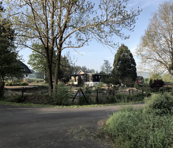 Blick von der Nordseite auf das Grundstück Blick von der Nordseite auf das Grundstück