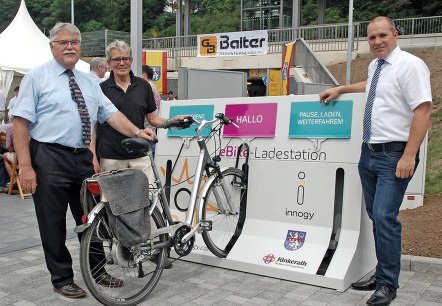 Ladestation E-Bikes, © Tourist-Info Stadtkyll Ladestation E-Bikes, © Tourist-Info Stadtkyll