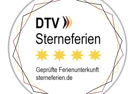 Sterneauszeichnung des DTV für geprüfte Ferirenunterkünfte, © Deutscher Tourismusverband e. V. (DTV) Sterneauszeichnung des DTV für geprüfte Ferirenunterkünfte