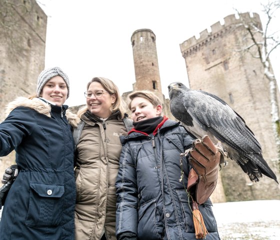 Kasselburg mit Gästen, © Eifel Tourismus GmbH, Dominik Ketz Kasselburg mit Gästen, © Eifel Tourismus GmbH, Dominik Ketz