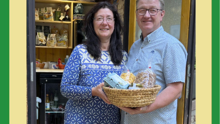 Das Ehepaar Pick, Betreiber des Wohnmobilstellplatzes stellen sich vor