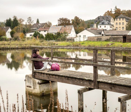 Relaxed rest in the garden of Himmerod Monastery, © Eifel Tourismus GmbH, D. Ketz