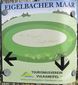 Schild mit der Aufschrift 'Eigelbacher Maar' und einer schematischen Darstellung eines Maars.