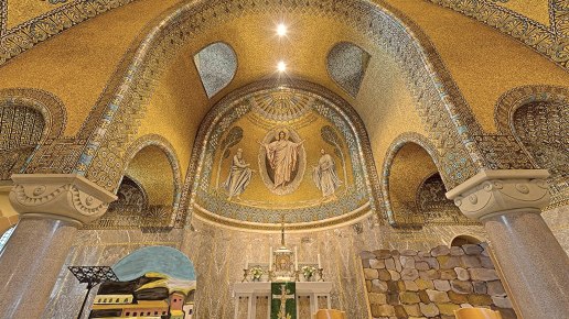 Erlöserkirche Gerolstein Mosaik, © Foto Achim Meurer, https://achimmeurer.com/