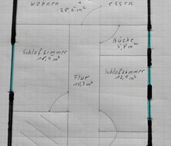 Grundriss, © Ferienwohnung Resi Lux
