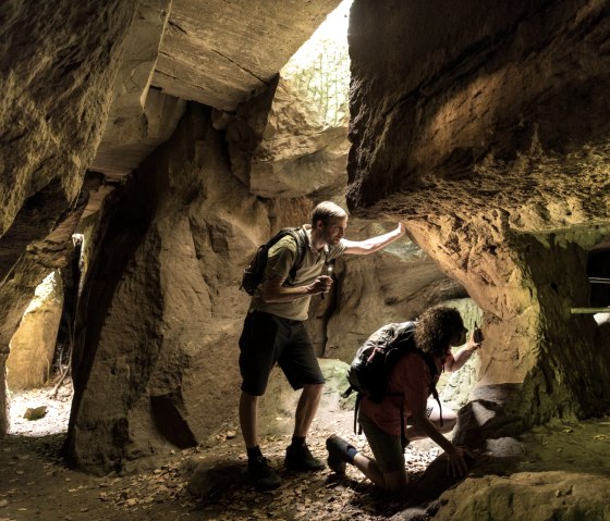 Pützlöcher Roman mine on the Eifelsteig trail, © Eifel Tourismus GmbH, D. Ketz