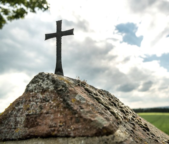 Kruispunt bij Bodenbach op de Hochkelberg panoramaweg, © Eifel Tourismus GmbH, D. Ketz