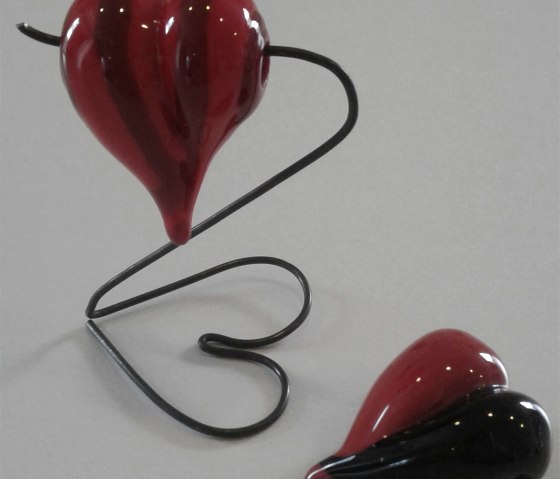 Rote Doppelherzen, &copy; Beate Kloep