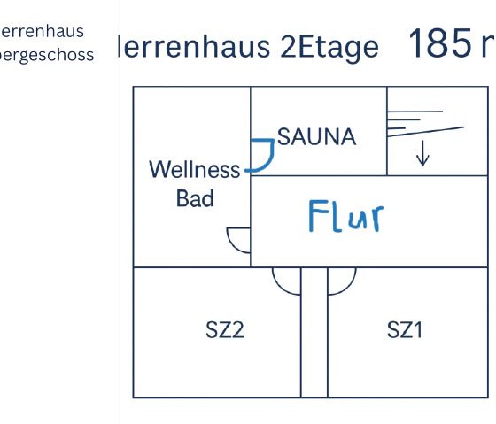 Grundriss Herrenhaus OG