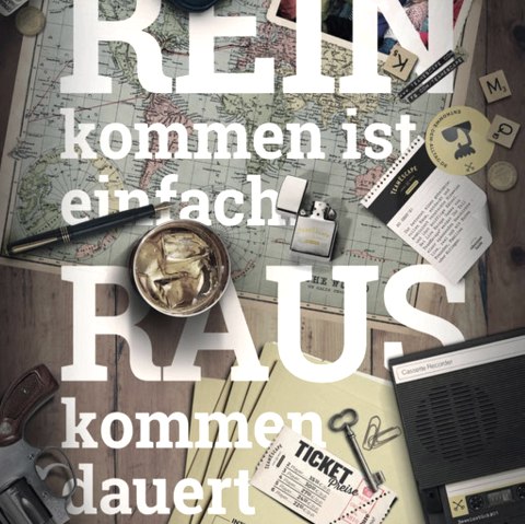 Flyer, &copy; Krimihotel