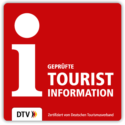 Logo der i-Marke für geprüfte Tourist Informationen