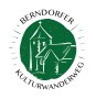 Logo des Berndorfer Kulturwanderwegs: Stilisierte Kirche in einem grünen Kreis, umgeben von Schriftzug 'Berndorfer Kulturwanderweg'., © OG berndorf