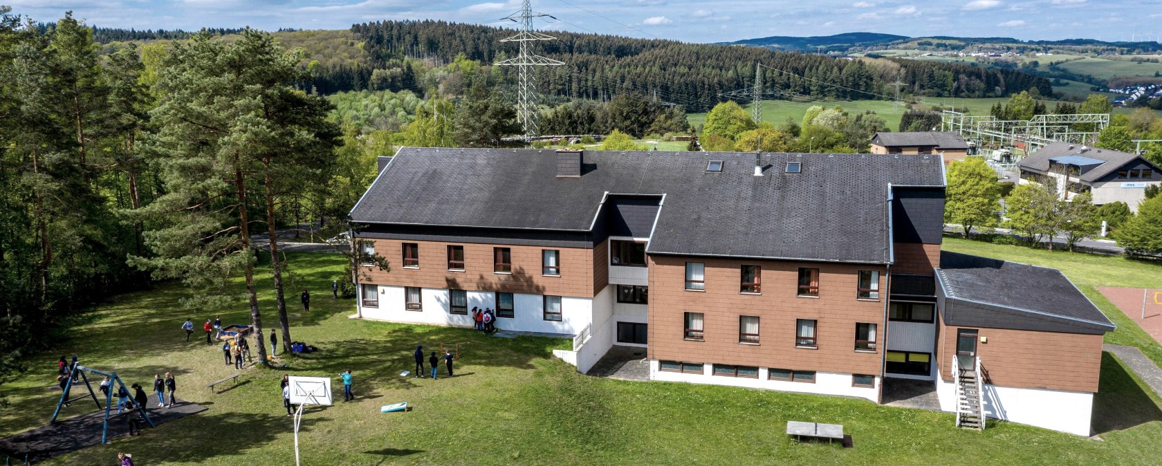 Blick auf Jugendherberge, © Jugendherberge Gerolstein, Habermann-Roumen
