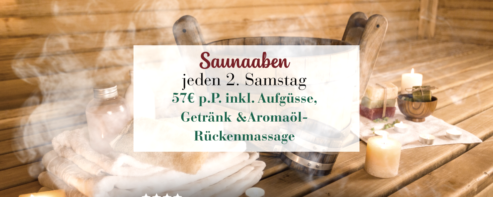 Saunaabend, © Hotel Löwenstein