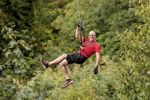 Zipline tour EifelAdventures Berlingen
Mega-Zipline I
