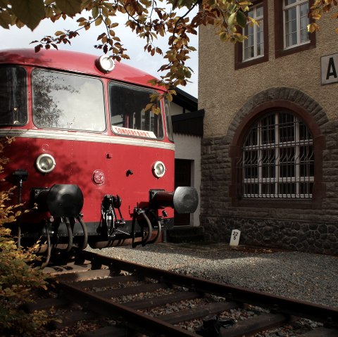 Museumsbahnhof Ahütte, © Bahnhofsleben