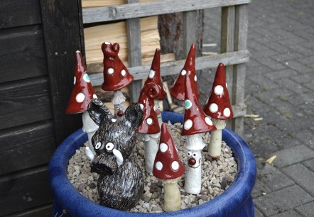 Keramikkunst Pilze, &copy; Ekka Well