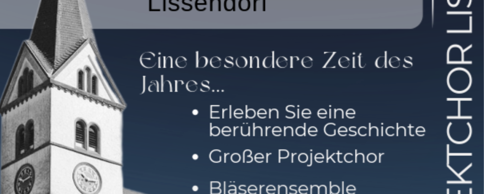 Plakat, © Kirchengemeinderat Lissendorf