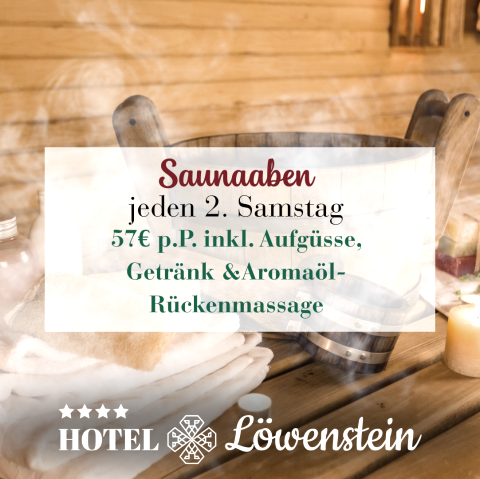 Saunaabend, © Hotel Löwenstein