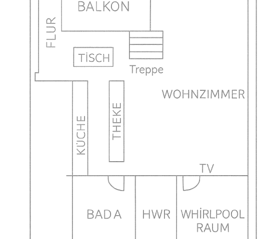 Grundriss Kleine Auszeit OG