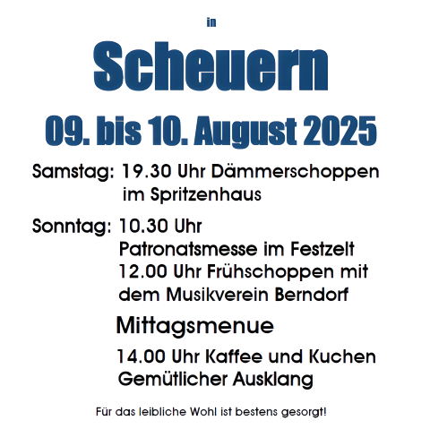Plakat, © Ortsgemeinde Scheuern