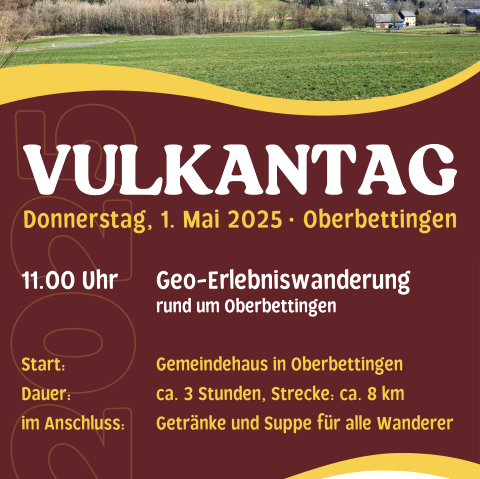 Plakat Vulkantag, © Touristik GmbH Gerolsteiner Land