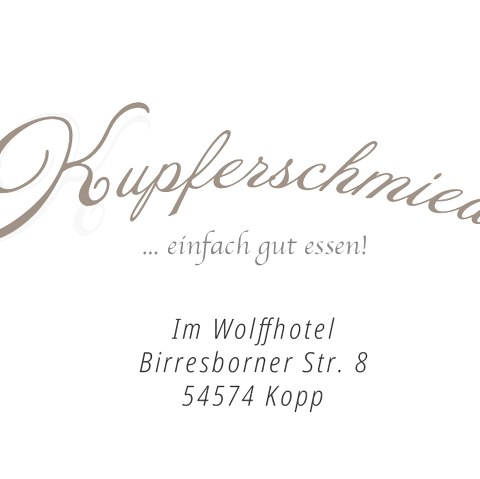 Logo mit Anschrift, © Kupferschmiede