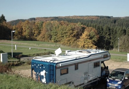 Wohnmobilstellplatz am Camping Eifelblick, © Waldferienpark Gerolstein