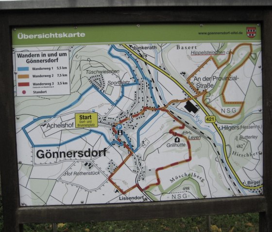 Infotafel G&ouml;nnersdorf, &copy; Touristik GmbH Gerolsteiner Land