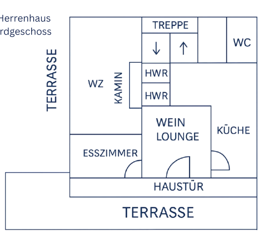 Grundriss Herrenhaus EG