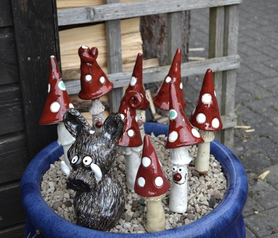 Keramikkunst Pilze, &copy; Ekka Well