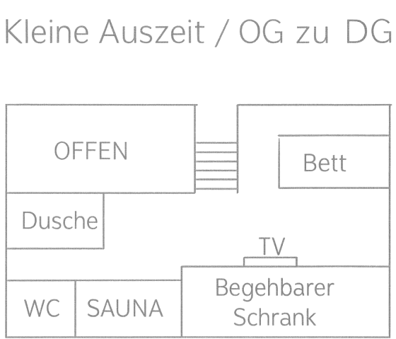 Grundriss Kleine Auszeit DG